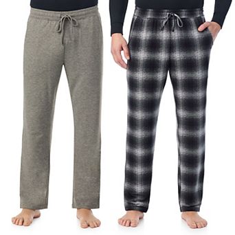 Men's Cuddl Duds® 2-Pack French Terry Pajama Pants