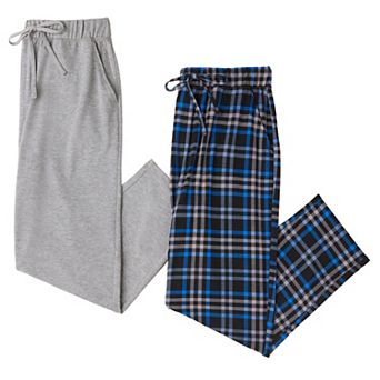 Men's Cuddl Duds® 2-Pack French Terry Pajama Pants
