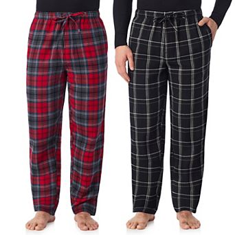Men's Cuddl Duds® 2-Pack Flannel Pajama Pants