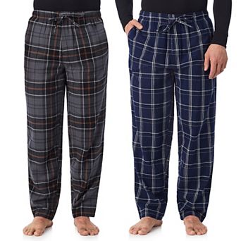 Men's Cuddl Duds® 2-Pack Flannel Pajama Pants