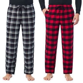 Men's Cuddl Duds® 2-Pack Flannel Pajama Pants