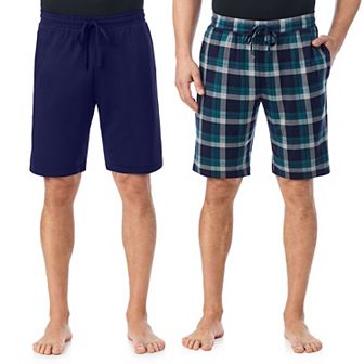 Men's Cuddl Duds® 2-Pack French Terry Pajama Shorts