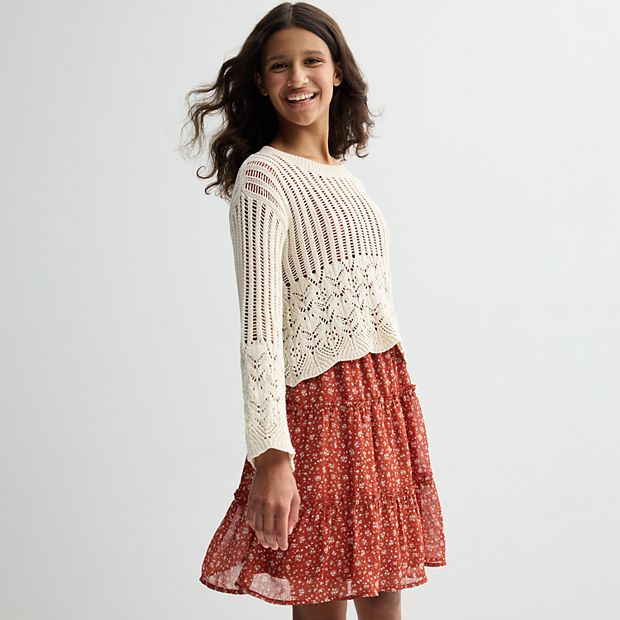 open lace back dress Una Crochet Maxi Dress