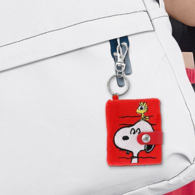 Peanuts Snoopy and Woodstock Plush Diary Mini Keychain