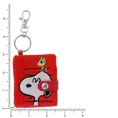 Peanuts Snoopy and Woodstock Plush Diary Mini Keychain