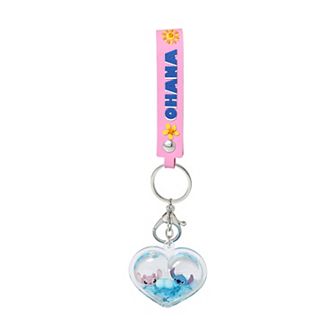 Disney's Lilo & Stitch Angel Heart Shape Ohana Keychain