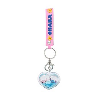 Disney's Lilo & Stitch Angel Heart Shape Ohana Keychain