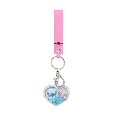 Disney's Lilo & Stitch Angel Heart Shape Ohana Keychain