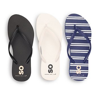 SO® Women's Flip Flops