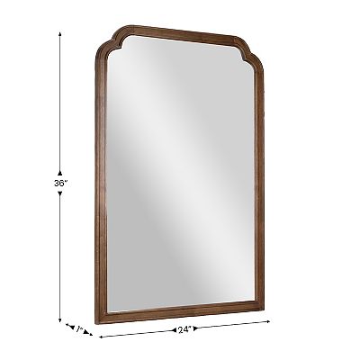 Emma and Oliver Wall Mirror with Wood Frame & Silver Backed Glass