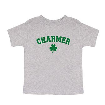 Charmer Clover Toddler Short Sleeve Graphic Tee