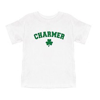 Charmer Clover Toddler Short Sleeve Graphic Tee