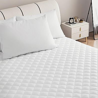SERWALL 4-Layer Waterproof Soft Mattress Protector, Diamond-shaped Patterns
