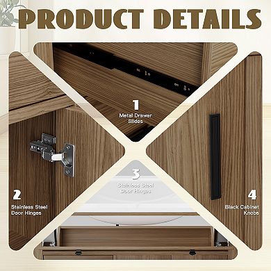 36-inch Bathroom Vanity Cabinet Modern Design with Ample Storage