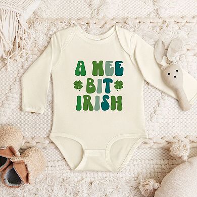 A Wee Bit Irish Baby Long Sleeve Bodysuit