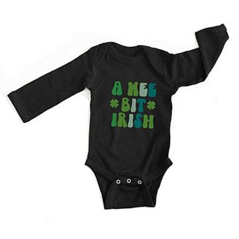 A Wee Bit Irish Baby Long Sleeve Bodysuit