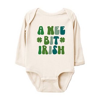A Wee Bit Irish Baby Long Sleeve Bodysuit