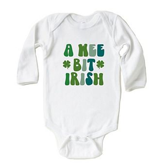 A Wee Bit Irish Baby Long Sleeve Bodysuit