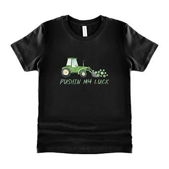 Pushin My Luck Toddler Short Sleeve Graphic Tee