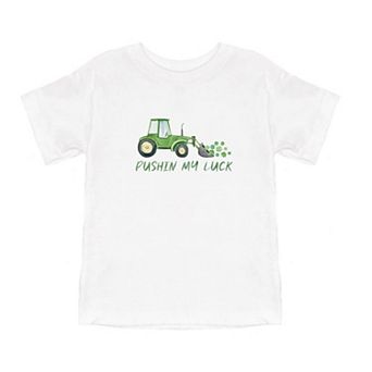 Pushin My Luck Toddler Short Sleeve Graphic Tee