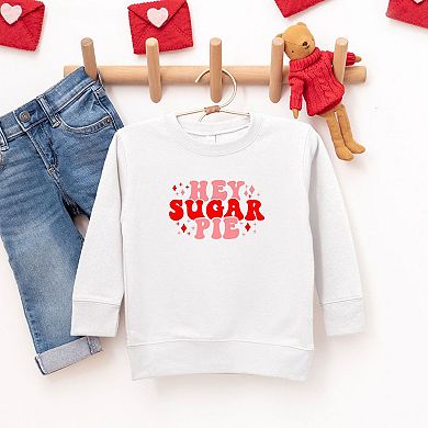 Hey Sugar Pie Stars Toddler Graphic Sweatshirt