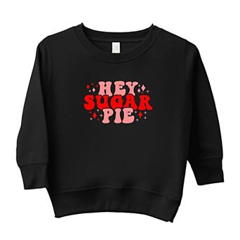 Hey Sugar Pie Stars Toddler Graphic Sweatshirt