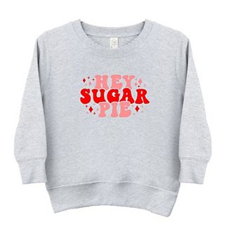Hey Sugar Pie Stars Toddler Graphic Sweatshirt