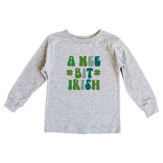 A Wee Bit Irish Toddler Long Sleeve Graphic Tee