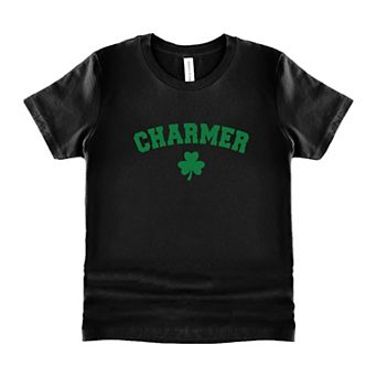 Charmer Clover Youth Short Sleeve Graphic Tee