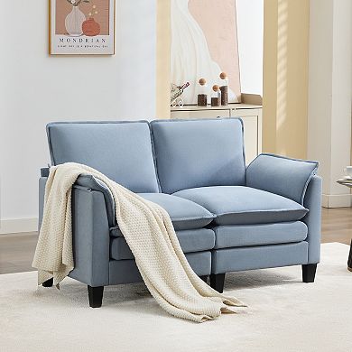Luxury 2-Seat Sofa Cloud-Like Comfort, Sturdy Design For Living Rooms & Offices