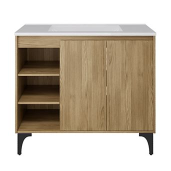 36-inch Modern Bathroom Vanity Cabinet with Sleek Design