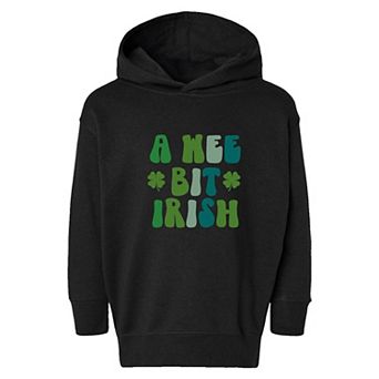 A Wee Bit Irish Toddler Graphic Hoodie