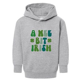 A Wee Bit Irish Toddler Graphic Hoodie