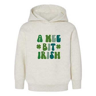 A Wee Bit Irish Toddler Graphic Hoodie