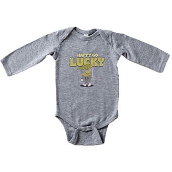 Happy Go Lucky Pot Of Gold Baby Long Sleeve Bodysuit