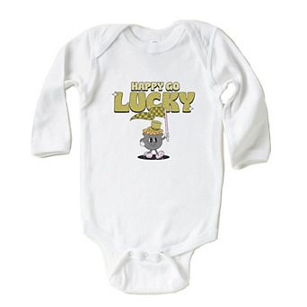 Happy Go Lucky Pot Of Gold Baby Long Sleeve Bodysuit
