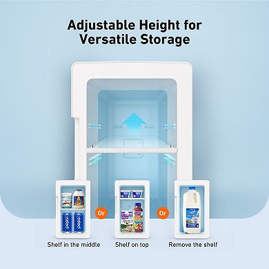 AstroAI 8 Can Mini Fridge 6 Liter Refridgerator for Dorm Room, Bedroom