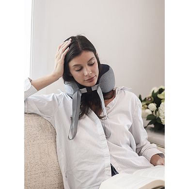Miko Snug Neck Massage Pillow with Memory Foam & Heat