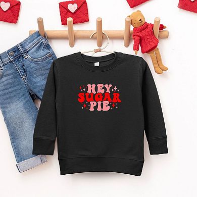 Hey Sugar Pie Stars Toddler Graphic Sweatshirt