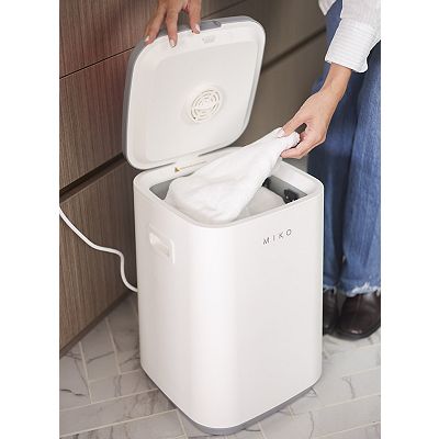 Miko Towel Warmer with Adjustable Heat, Timer, Aromatherapy, and