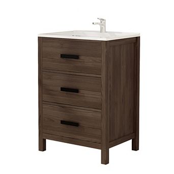 24-inch Home Bathroom Vanity Cabinet Functional Design