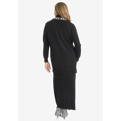 Jessica London Women's Plus Size 2-Piece Sweater Dress
