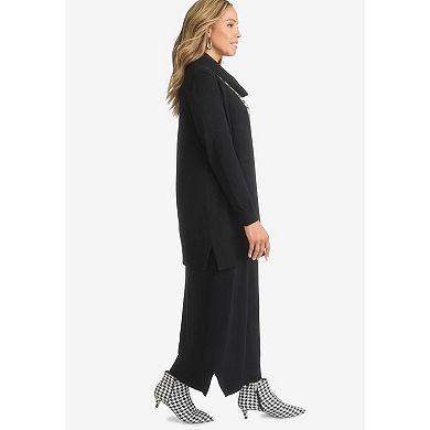 Jessica London Women's Plus Size 2-Piece Sweater Dress