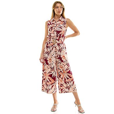 Women's Luxology Floral Straight Leg Jumpsuit