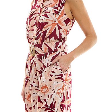 Women's Luxology Floral Straight Leg Jumpsuit
