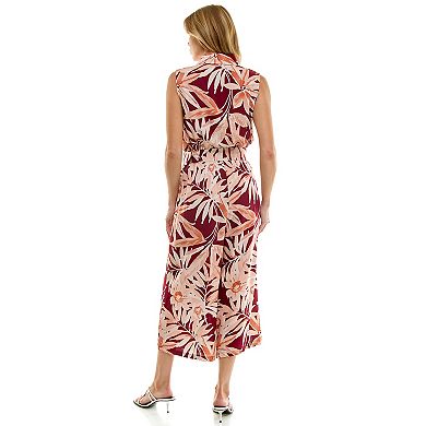 Women's Luxology Floral Straight Leg Jumpsuit