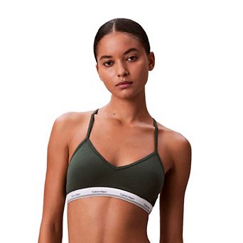 Women's Calvin Klein Cotton Modal Balance Lightly Lined Bralette QP3272