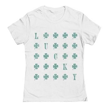 Junior's Grayson Threads The Label Lucky Lines St. Patrick's Day Graphic Tee