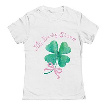 Junior's Grayson Threads The Label My Lucky Charm St. Patrick's Day Graphic Tee