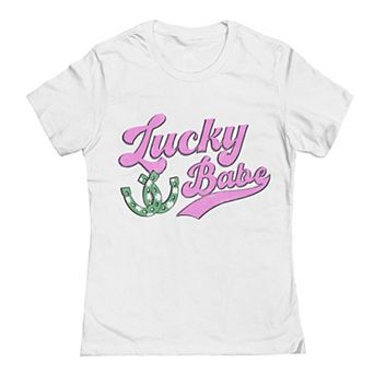 Junior's Grayson Threads The Label Lucky Babe Pink St. Patrick's Day Graphic Tee